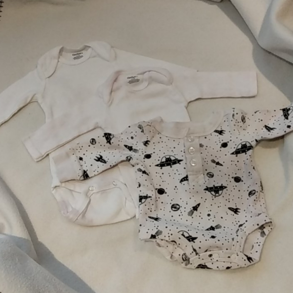 3 Newborn Baby Tops